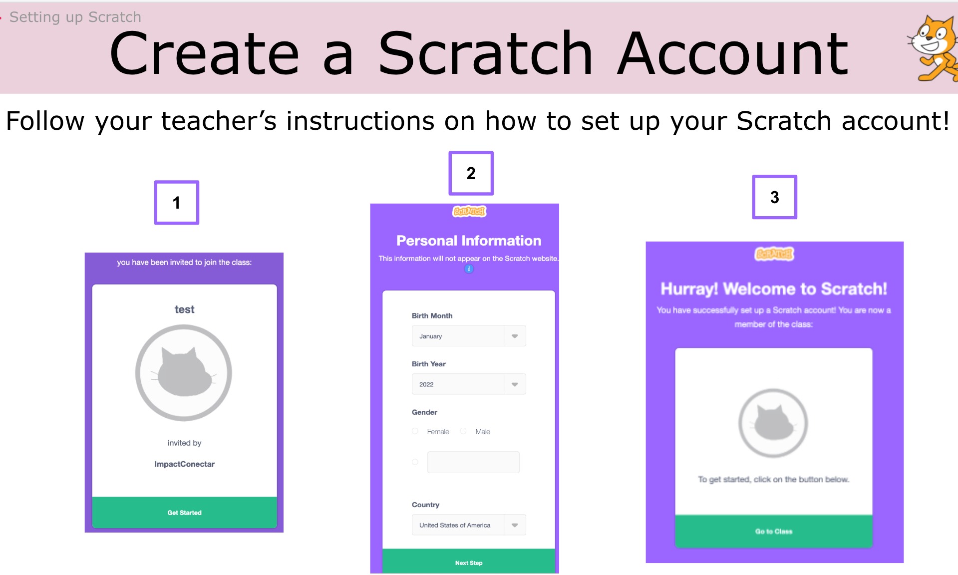 Unit 0: Setting Up Scratch Accounts